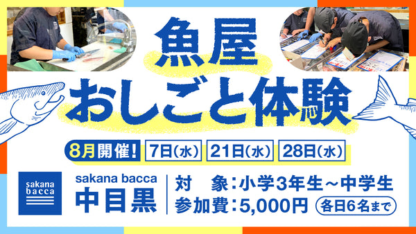 キッズ募集！魚屋さんになってお仕事体験してみよう〈夏休みの自由研究にもぴったり！〉（終了）