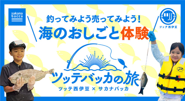 【サカナバッカ × ツッテ西伊豆】釣ってみよう売ってみよう♪ 海のおしごと体験「ツッテバッカの旅」参加募集！