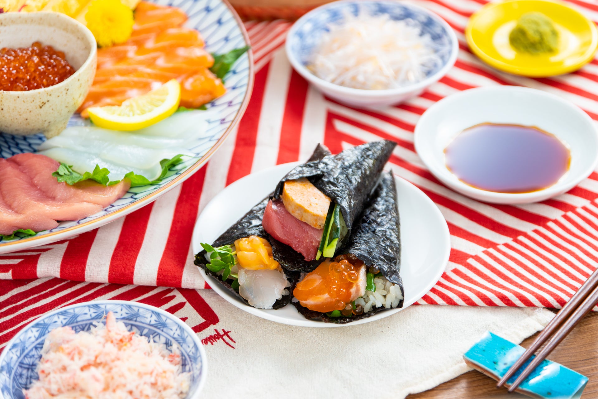 【パーティーメニュー人気No.1】手巻きセット